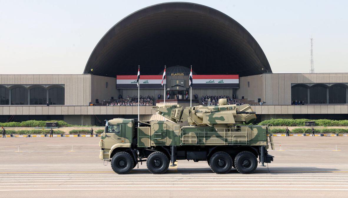 Iraq celebrates victory over the Islamic State (IS)  with a military parade in Baghdad, July 15, 2017. (Photo: Iraqi Prime Minister’s Press Office)